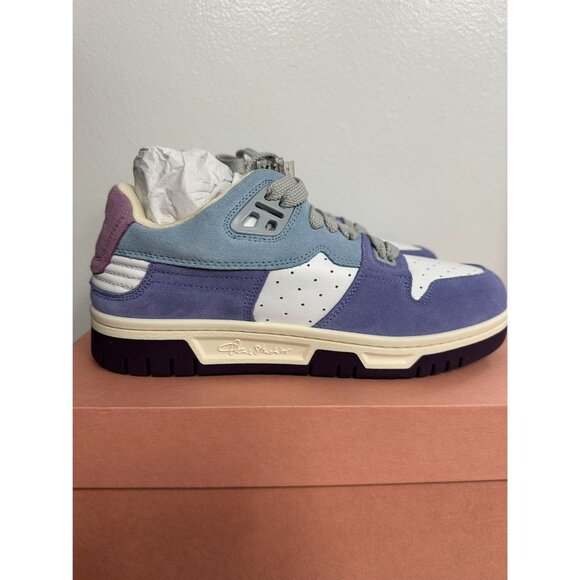 Acne Studios Low Preppy Suede Sneakers Blue Purple EU39 AD0630 - Picture 6 of 11